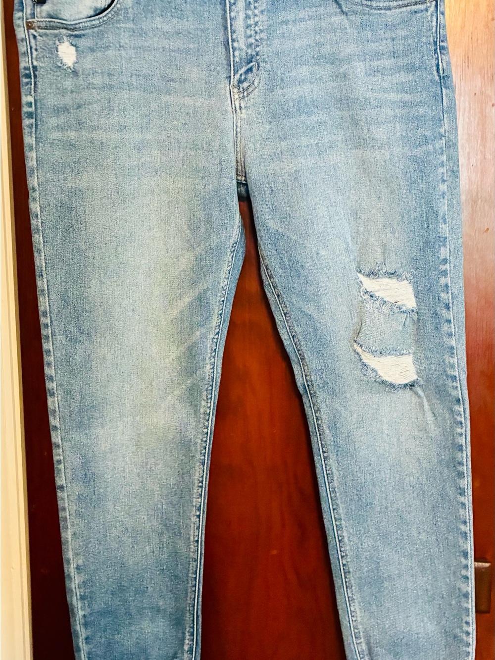 KanCan Light Blue Distressed Skinny Jeans